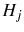  H_{j}