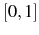  [0,1]