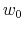 \displaystyle w_{0}