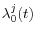 \lambda_{0 }^{j }(t)