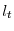  l_{t}