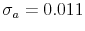  \sigma_{a}=0.011