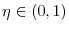  \eta \in(0,1)