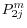 P_{2j}^m 
