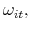  \omega _{it},