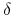  \delta 
