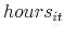  hours_{it}