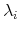  \lambda_{i}\ 