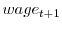  wage_{t+1}