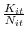  \frac{K_{it}}{N_{it}}