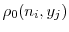  \rho_{0} (n_{i},y_{j})