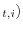 _{t,i})