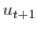 u_{t+1}