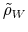  \tilde{\rho}_W