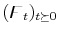  (\digamma_{t})_{t\succeq0}
