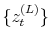  \{z_{t}% ^{(L)}\}