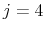  j=4