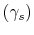  (\gamma_s)