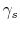  \gamma_{s}