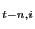 $ _{t-n,i}^{ }$