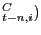 $ _{t-n,i}^{C } )$