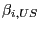 $ \beta_{i,US}$