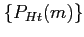 $\{P_{Ht}(m)\}$