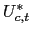 $\displaystyle U_{c,t}^{\ast}$