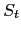 $\displaystyle S_{t}$