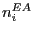 $ n_{i}^{EA} $