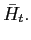 $ \bar{H}_{t}.$