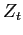 $ Z_{t}$