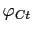 $ \varphi_{Ct}$