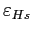 $ \varepsilon_{Hs}$