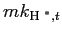 $ mk_{\text{\textsc{H} }^{\ast},t}$