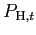 $ P_{\text{\textsc{H}},t}$