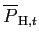 $ \overline{P}_{\text{\textsc{H}},t}$
