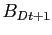 $ B_{Dt+1}$