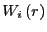 $ W_{i}\left( r\right) $