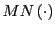$ MN\left( \cdot\right) $