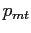 $ p_{mt}$