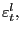 $ \varepsilon_{t}^{l},$