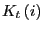 $ K_{t}\left( i\right) $