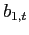 $ b_{1,t}$