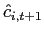 $ \hat{c}_{i,t+1}$