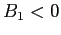 $ B_{1}<0 $