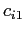 $ c_{i1}$