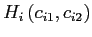$ H_{i}\left( c_{i1},c_{i2}\right) $