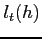 $l_{t}(h)$