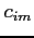 $c_{im}$